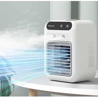 Portable AC Unit, 25W Portable Air Climatisers, Rechargeable Mini Portable AC Unit 2 Spray d'air Frais, Ventilateur de Refroidissement Personnel Ultra-Quiet,Portable AC Portable