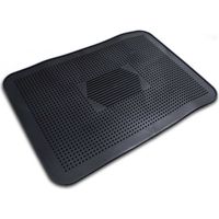 RED SIGN 1 tapis PVC 50x35cm. Noir