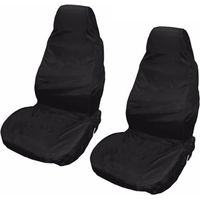 Car Seat Cover Universal Waterproof Black Seat Protector Pack of 2