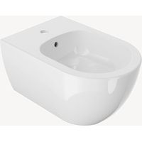 Bidet suspendu en céramique Blanc brillant - Arc