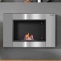 CAMINETTO A BIOETANOLO 'SILVER' CARDINALE 80x14x54h cm