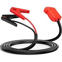 Starthilfekabel für Autobatterien mit Adapter
