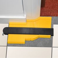 Jauge de contour DUPLICATER – Copieur de contour avec verrou – Longueur 25 cm – Pour carrelage et parquet – Précision garantie – Broszio Tools