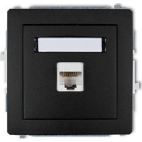 Karlik DECO 12DGK-1 prise noir mat design intemporel