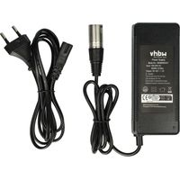 vhbw chargeur compatible avec smartEC Camp-20D, Camp-20E vélos électriques - Pour batteries Li-ion de 36V, avec connexion XLR 84W
