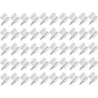 50 Pièces Vis Autotaraudeuses Support,Consoles Pour Etagères,Self-Tapping Screws Cabinet Laminate Support,Utilisé Pour Les Etagères en Verre Etc