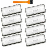 8 Pack Roborock S7 Filters Replacement Parts Compatible with Xiaomi Roborock S7 S7+ S7MaxV S7 MaxV Plus T7S T7 plus T7S plus Hard Floor Washable Filters,8 Pack Filters, 1 Pack Cleaning Tools