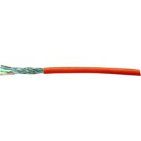 Kash 70I019 Câble réseau CAT 7 S/FTP 4 x 2 x 0.25 mm² orange 100 m W824751