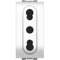 Feb Elettrica PRESA BIVALENTE DI SICUREZZA 2P+T 10-16A Col. Bianco 20.00 pz