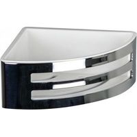 Panier d'angle avec 2 fentes novellini R90CESTE0B Chrome-noir