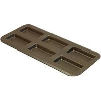 Gobel Bandeja para financiers acero antiadherente 6 moldes