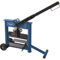 Trancia taglia blocchi pietra manuale 33 cm spessore 14 cm Scheppach hsc130