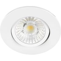 Encastré intérieur LED'UP UNIVERSAL WiZ Pro rond orientable blanc TW 2700K-6500K 6W IP65 - EUROPOLE - 57027
