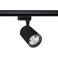 Spot LED sur Rail Monophasé 40W Bron Noir 4000K Blanc neutre