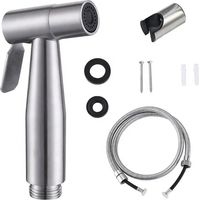 Pommeau de bidet WC – Pommeau de bidet intimité avec support pour WC – Pommeau de bidet et jet d'eau – Ensemble douche WC