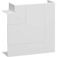 Connecteur d'angle plat Hager br651705h9016 sans halogène 6x17 cm
