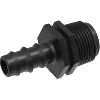 10 männlicher Schlauchadapter 16 mm auf 1/2 Zoll Gewinde im Reißverschlussbeutel 1 Stück 900401 Aqua Control