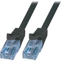 Cable reseau RJ45 male U-UTP Cat.6a noir- 3m