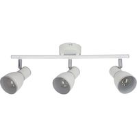 Plafoniera Candellux FIDO 93-63403 3xE14 metallo bianca/argento