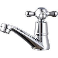 Single Cold Water Tap, GU.B/bon Cold Single Tap Chrome Basin Water Tap, for Home Bathroom Toilet Sink Basin Kitchen