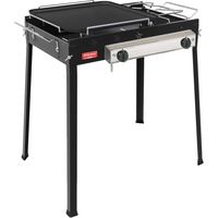 BARBECUE CARRELLATO A GAS 'COMBINATO' cm. 71 x 48 x 69 (L x P x H)