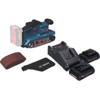 Ponceuse à bande sans fil Bosch GBS 18V-75 18 V 76 x 533 mm sans balais + 2 batteries ProCORE 4,0 Ah + chargeur