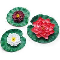 SET 3PZ NINFEE ARTIFICIALI COLORI E MISURE ASSORTITI PONDOLILY