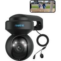Reolink 5MP WLAN PTZ Überwachungskamera mit smarter Erkennung & Spotlight, Farbige Nachtsicht, Auto-Tracking, Schwarz