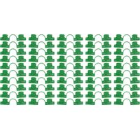 50 pinces de serre pour film de protection des rangs, filet de tunnel, arceau, cadre, pince pour tige de filet d'ombrage, pinces pour film de serre pour support d'extension des plantes saisonnières (5