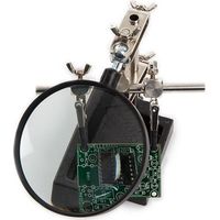 QORVA-Station Troisième Main Au Soudage 5leds Loupe À Poser 2,5x/7,5x QORVA-Station Troisième Main Au Soudage 5leds Loupe À Poser 2,5x/7,5x