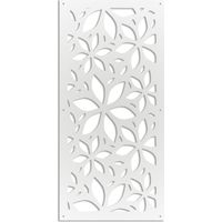 VENUS - Pannello in PVC traforato - Parasole - Misura: 47x94 cm - Colore: bianco