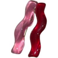 Pinces à cheveux ondulées, pinces irrégulières, barrettes élégantes pour cheveux, accessoires tendance.