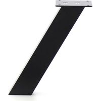 Barkonsole Capri schräg 50 x 50mm, Höhe 230mm, Aluminium Edelstahl-Effket