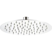 FENOPLASTICAPommeau de douche Rond 20cm Pomme Jet de pluie Tête de douche Effet pluie Acier inoxydable Accessoire Salle de bains