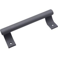Poignée en alliage d'aluminium gris balcon poignée de porte de grange coulissante poignée de porte de jardin