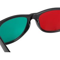 Lunettes à monture rouge-vert pour l'entraînement, lunettes rouge-vert pour la désinhibition, spécialement conçues pour les enfants, les adultes et les familles, lunettes d'entraînement portables.