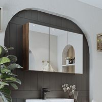 Roomart GUSTO-II-120 Spiegelschrank 105 cm breit, Eiche