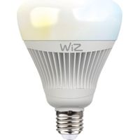 WiZ lampadina LED Smart G100 WiFi luce bianca con attacco E27. Dimmerabile, 64.000 tonalita' di bianco. Funziona con Amazon Alexa e Google Home