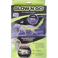 Glo N Go - Correa reflectante para perros