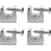 4 Pièces Pince Poutre, Pinces Support Acier Galvanisé, Pince Poutrelle, Pince Pour Profilé Kck, Ouverture 25mm, Utilisé Dans L'électricité, Le Pétrole, La Construction, L'acier Et D'autres Industries