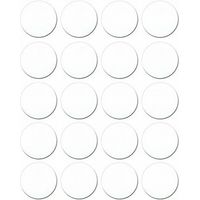 Blíster de 20 tapones tapatornillos adhesivos color blanco Ø13mm 90906