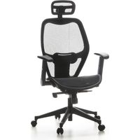 Bürostuhl / Chefsessel AIR-PORT Netzstoff schwarz hjh OFFICE