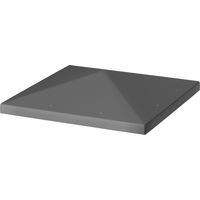 Toile de rechange tonnelle UPF30+ protection solaire trou drainage 3 x 3 m gris foncé