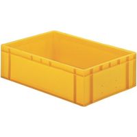 Transport-Stapelkästen, gelb Maße in mm (BxTxH): 600 x 400 x 145