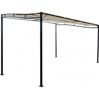 Gazebo veranda in acciaio pergola addossata autoportante 3x4 mt Demetra