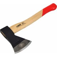 Hacha Awtools Ciesielska 0,8kg con mango de madera, Black Line, ideal para carpintería, gran resistencia, diseño ergonómico, alta durabilidad y rendimiento.