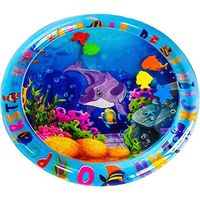 Tummy Time Water Mat for Baby Boys Girls PVC Inflatable Water Play Mat for Infants Toddlers Fun Play