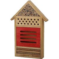 Haus- und Garten-Nistkasten für Bienen, Käfer, Nützlinge-Red