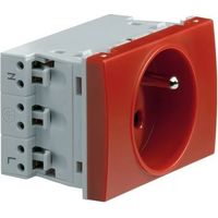 Hager WS131 2P+E keyed socket - Systo - 16A
