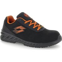 Scarpe antinfortunistiche Lotto First 600 S3 SR FO ESD All Black/Samba Orange 37